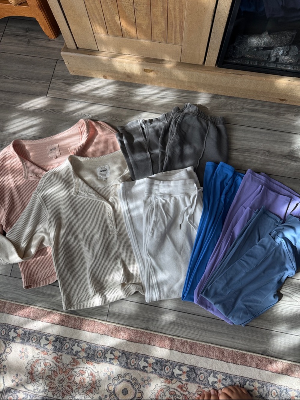 Huge Aerie Mixed Lounge Set in Soft Pastels